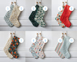 Pet stocking, small Christmas stockings for dogs or cats, Rifle Paper Co Christmas decorations, MADE TO ORDER